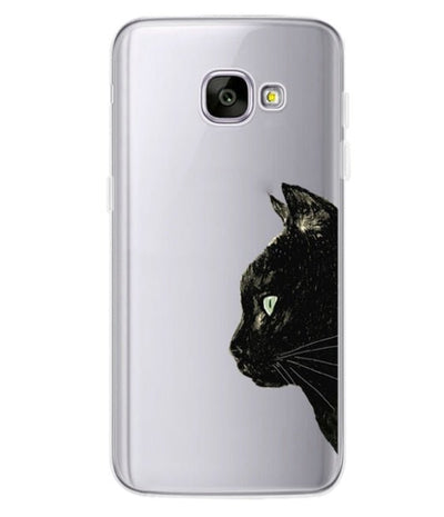 Ultra - thin soft plastic cartoon phone case cat mobile phone case For Samsung Galaxy S8 - MyMobile