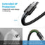 iQuick Braided Micro USB to USB-A Fast Charging Cable 0.3M