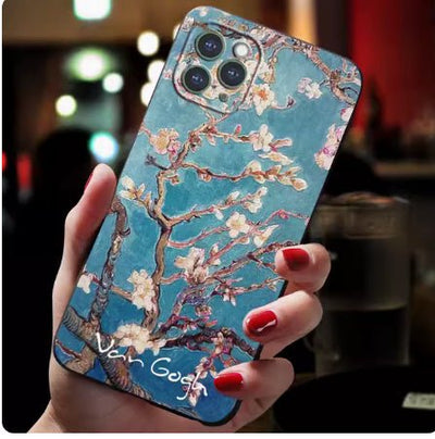 Van Gogh Starry Sky Mobile Phone 3D Soft Case For iPhone 15 - MyMobile