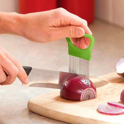 Vegetable Holder Cutting Aid Guide - MyMobile