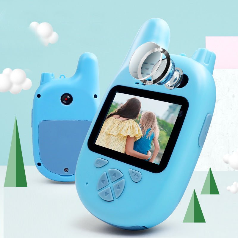 Walkie - Talkie Kids Camera Toys Mini HD Cartoon Cameras - MyMobile