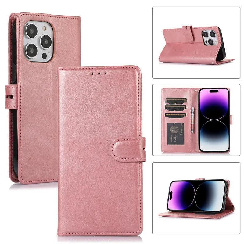 Wallet Style Mobile Phone Leather Protective Cover - MyMobile