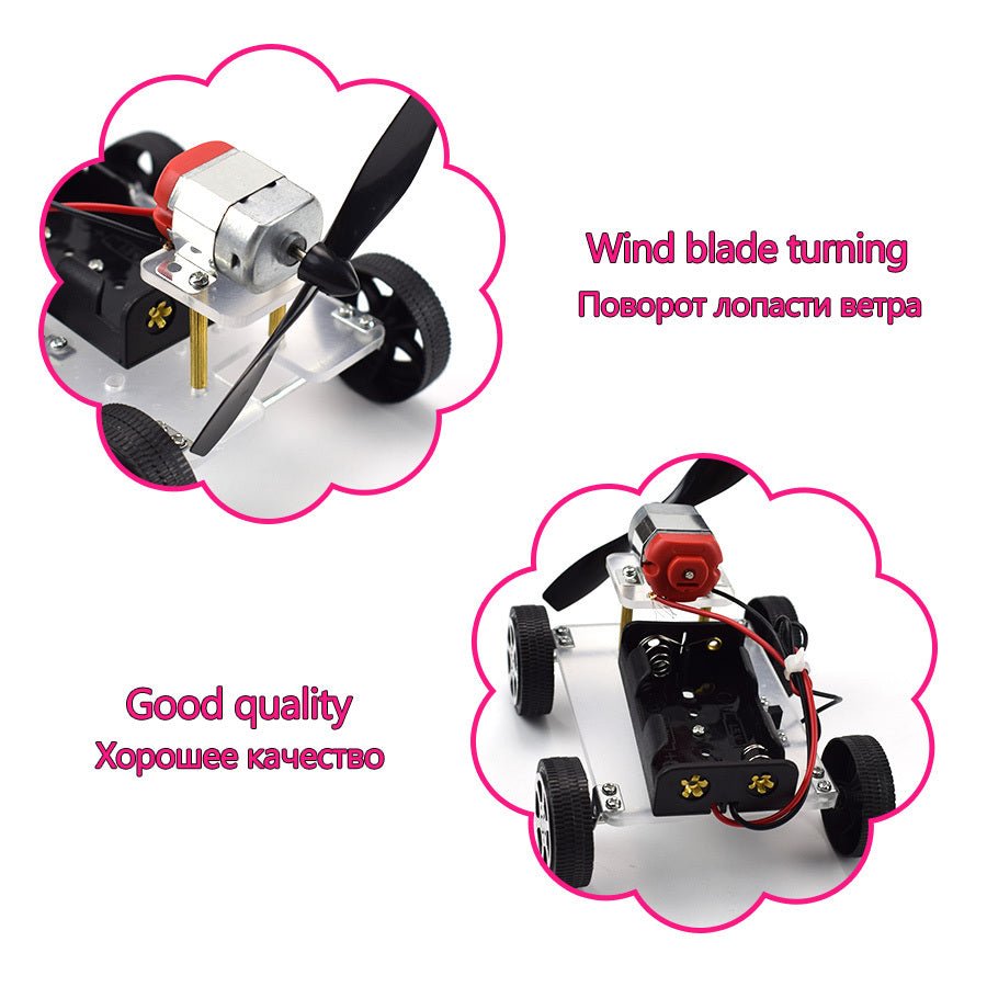 Wind Car Diy Electronic Kit Science Toys Children's Educational Toys Experiment Creative Invention Toys - MyMobile