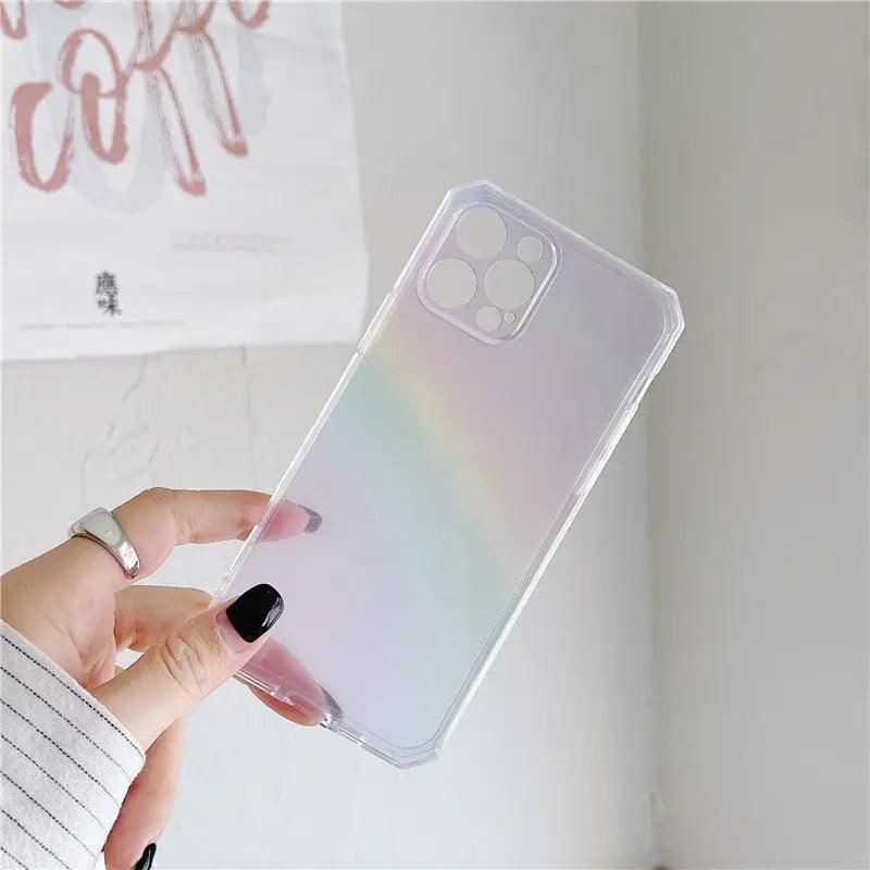 Wind Rainbow Phone Case Suitable Transparent Soft Case For iPhone 12, 13, 14 - MyMobile