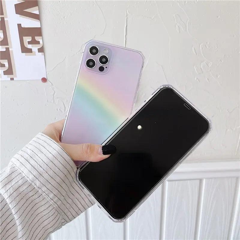 Wind Rainbow Phone Case Suitable Transparent Soft Case For iPhone 12, 13, 14 - MyMobile