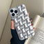 Women's Fashion Woven Check Cell Phone Case For iPhone 14 - MyMobile