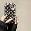 Women's Fashionable Plush Plaid Mobile Phone Case - MyMobile