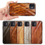 Wood Grain Glass Fashion Mobile Phone Protective Case - MyMobile