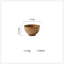 Wooden Bowl Japanese Style Wood Rice Soup Bowl Salad Bowl Food Container Large Small Bowl for Kids Tableware Wooden Utensils - MyMobile