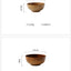 Wooden Bowl Japanese Style Wood Rice Soup Bowl Salad Bowl Food Container Large Small Bowl for Kids Tableware Wooden Utensils - MyMobile