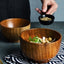 Wooden Bowl Japanese Style Wood Rice Soup Bowl Salad Bowl Food Container Large Small Bowl for Kids Tableware Wooden Utensils - MyMobile