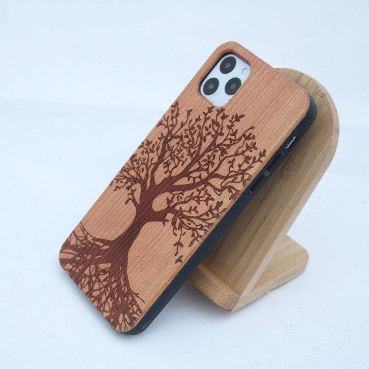 Wooden Mobile Phone Case Personality Protective Cover For iPhone 12, 13 - MyMobile