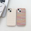 Woven Plaid Mobile Phone Protective Case For iPhone 14, 15 - MyMobile