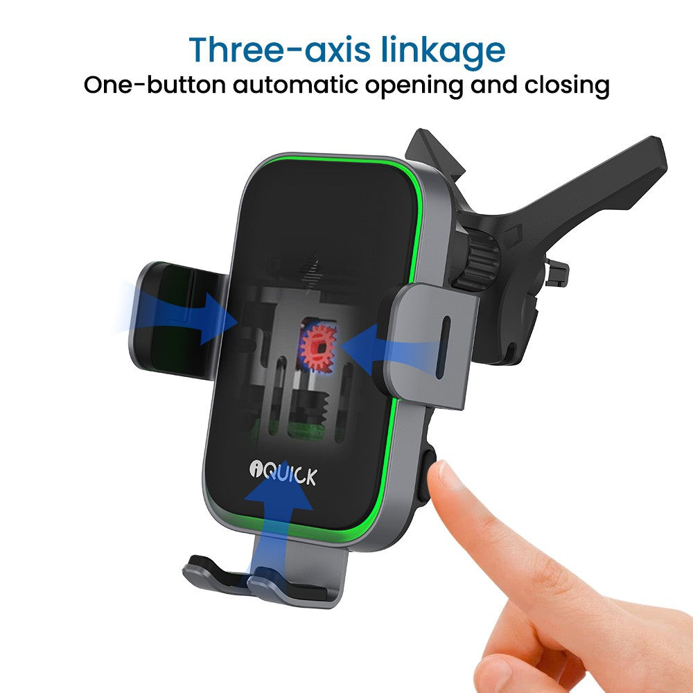 iQuick RX3 15W Wireless Charging Induction Car Holder (IQUICK-X3)