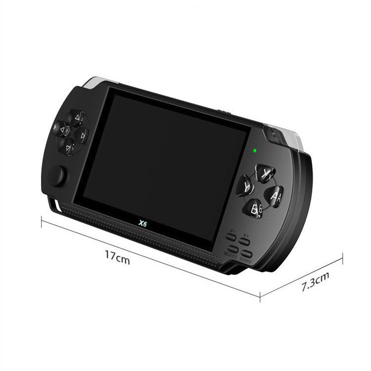 X6 Handheld Game Console 4.3 - Inch Color Screen Handheld - MyMobile