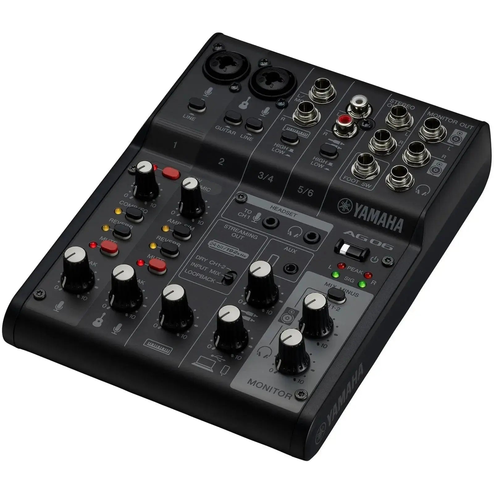 Yamaha AG06 MK2 Live Streaming Mixer - MyMobile