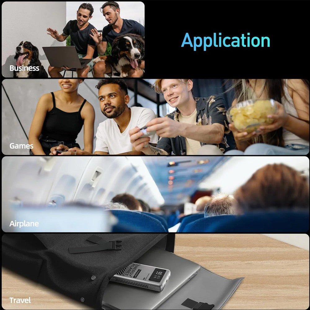 MOVE SPEED Laptop Power Bank 25,000mAh 130W (YSPBM25)-Silver