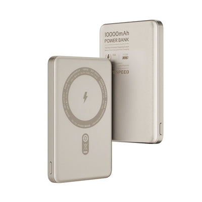 MOVE SPEED S10 Ultra-thin Titanium Magnetic Power Bank 10,000mAh PD20W (YSPBS10)