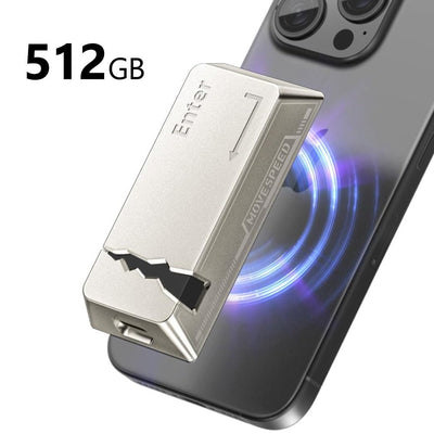 MOVE SPEED CK20 512GB Magnetic External SSD (YSPSCK20-512GTS)