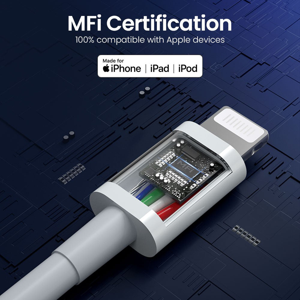 MOVE SPEED 3A USB-A to Lightning Charging Cable 1.2m
