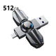 MOVE SPEED 512GB 360° Funny Gyroscope Pendrive 550MB/s USB 3.2 Type-C Flash Drive (YSUFUN5-512GSN) - MyMobile