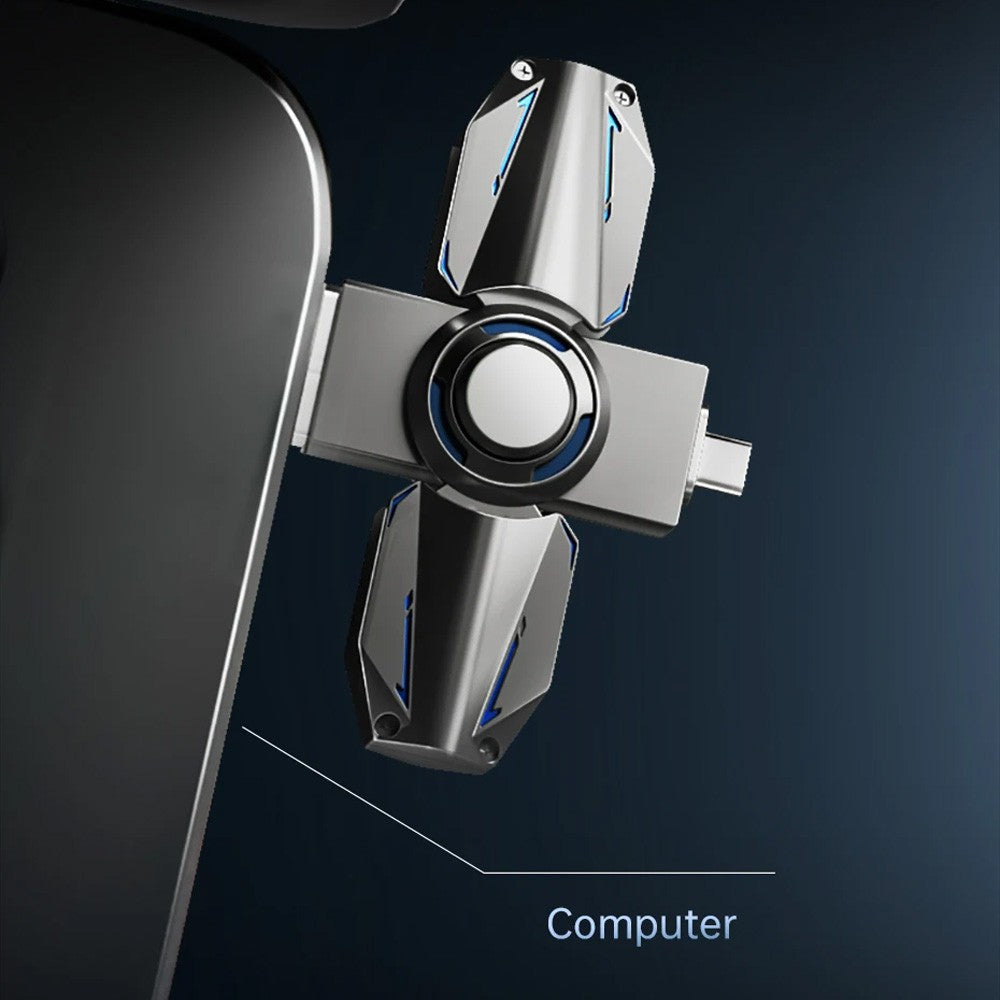 MOVE SPEED 512GB 360° Funny Gyroscope Pendrive 550MB/s USB 3.2 Type-C Flash Drive (YSUFUN5-512GSN)