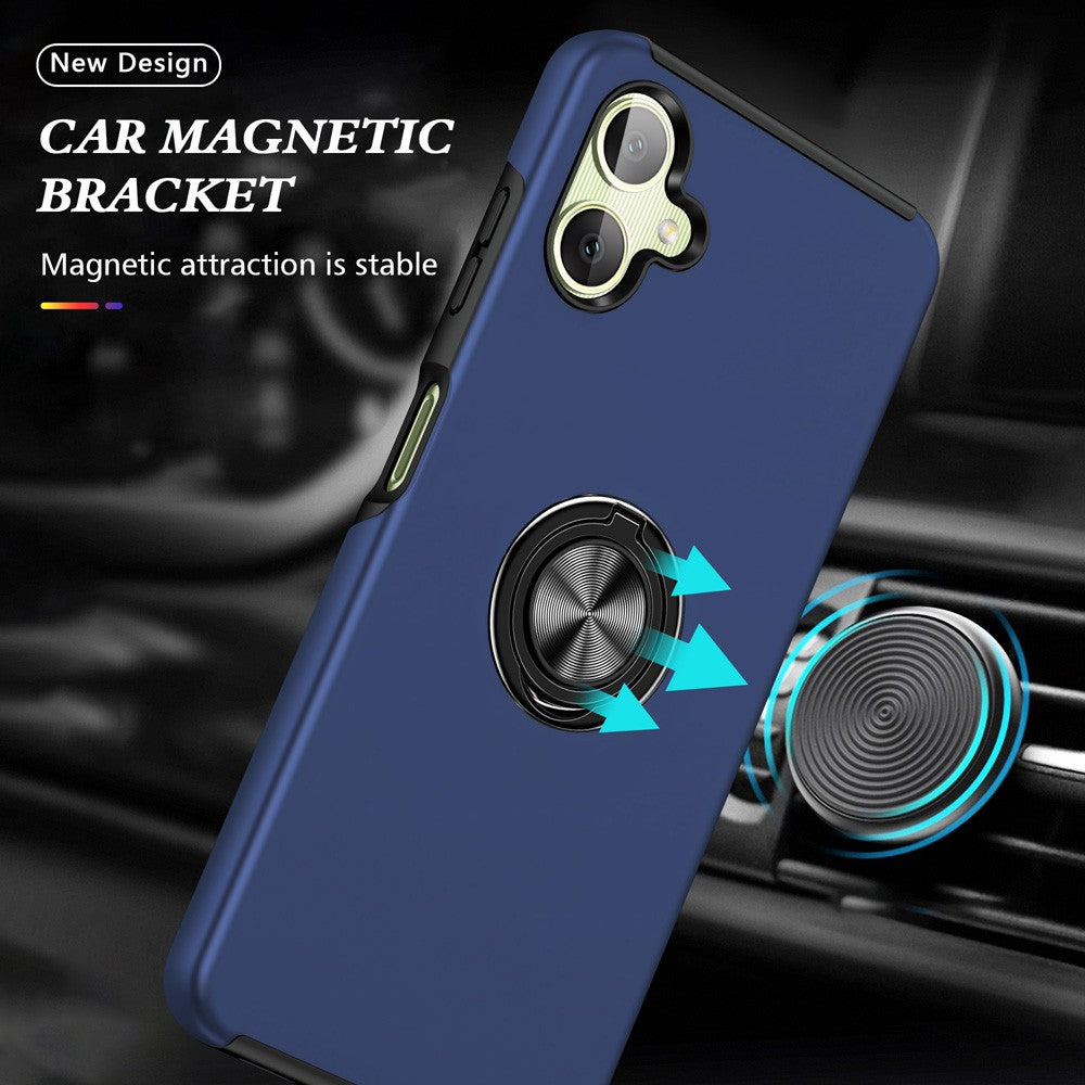 Magnetic Ring Holder Shockproof Case Cover for Samsung Galaxy A07 4G A075