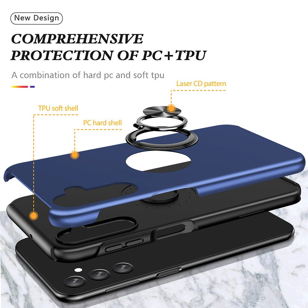 Magnetic Ring Holder Shockproof Case Cover for Samsung Galaxy A25