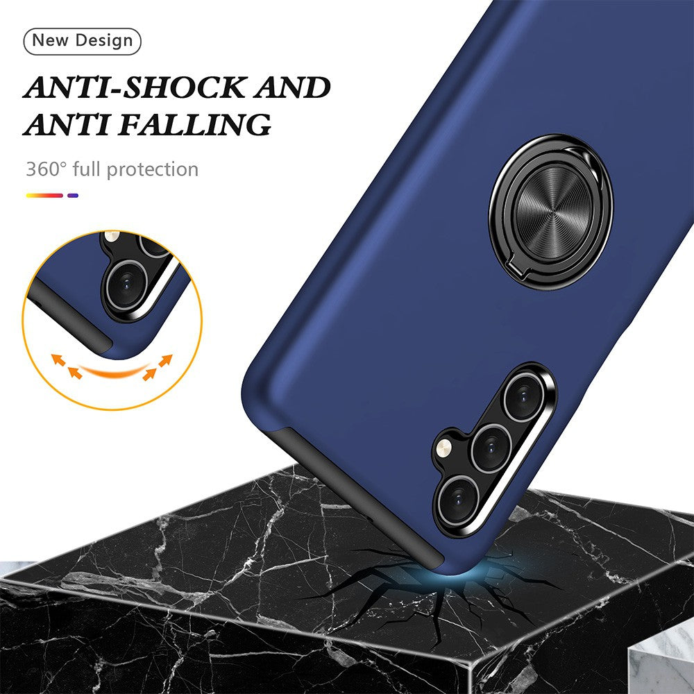 Magnetic Ring Holder Shockproof Case Cover for Samsung Galaxy A25