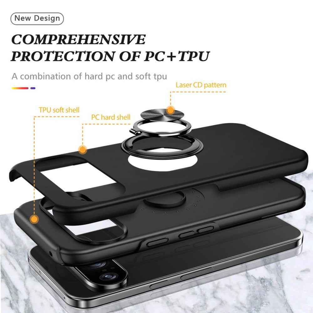 Magnetic Ring Holder Shockproof Case Cover for Google Pixel 10 / 10 Pro
