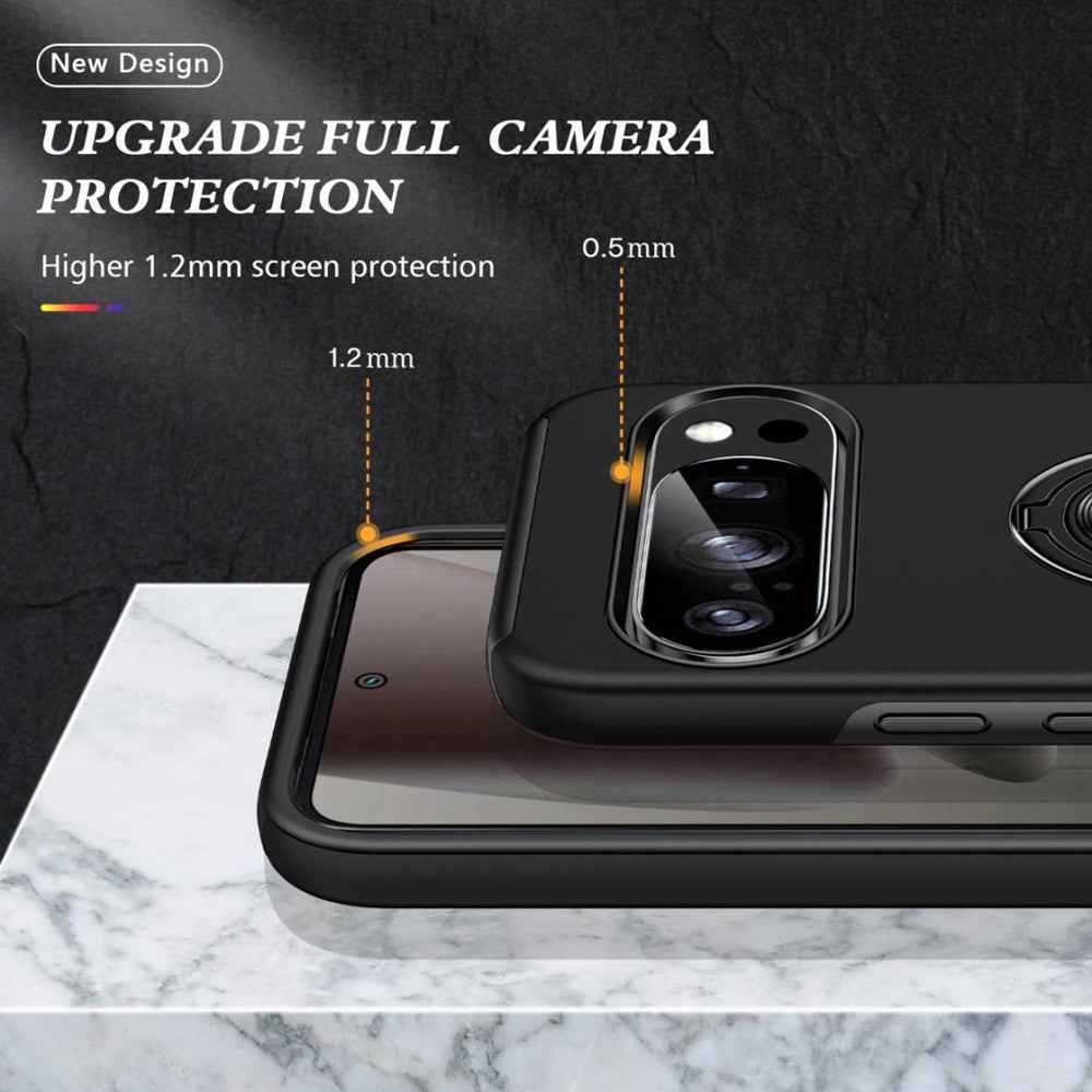 Magnetic Ring Holder Shockproof Case Cover for Google Pixel 10 / 10 Pro