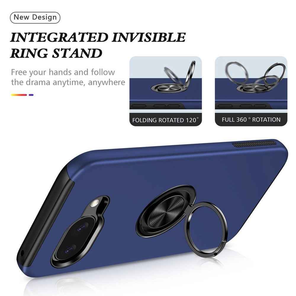 Magnetic Ring Holder Shockproof Case Cover for Google Pixel 10A