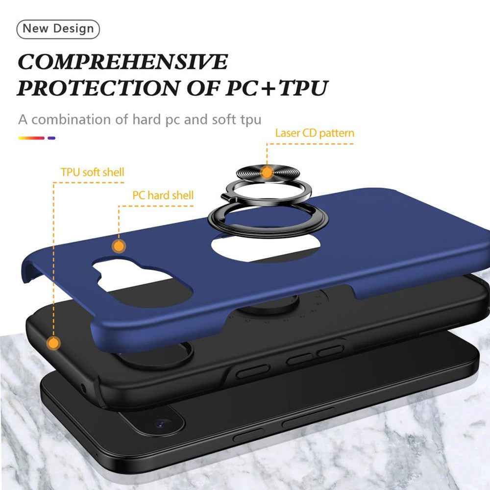 Magnetic Ring Holder Shockproof Case Cover for Google Pixel 10A