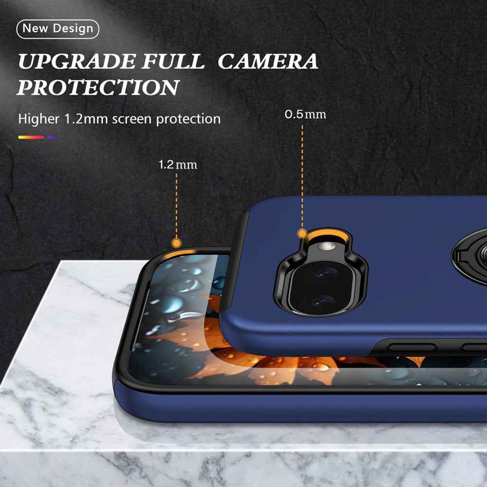 Magnetic Ring Holder Shockproof Case Cover for Google Pixel 10A