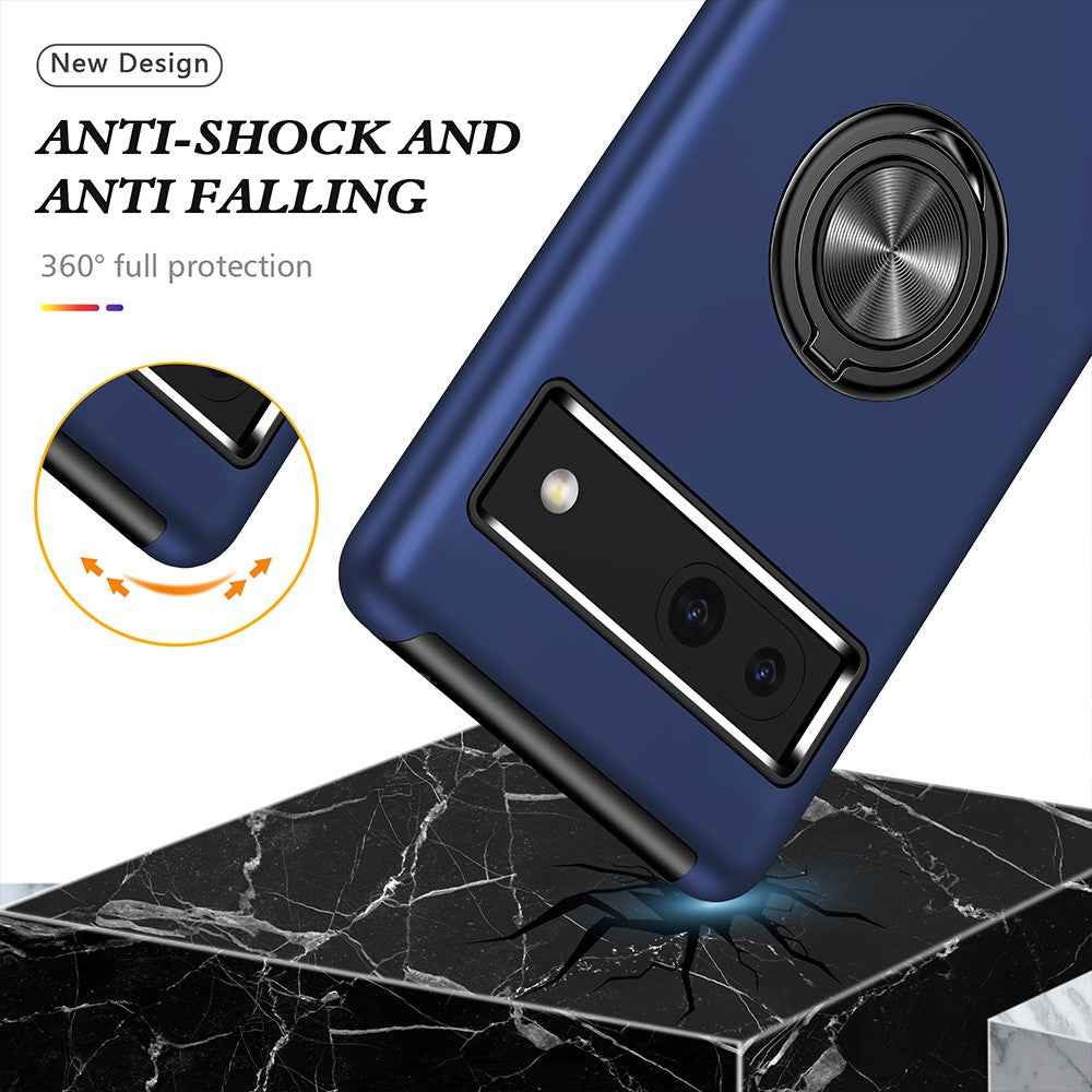 Magnetic Ring Holder Shockproof Case Cover for Google Pixel 8