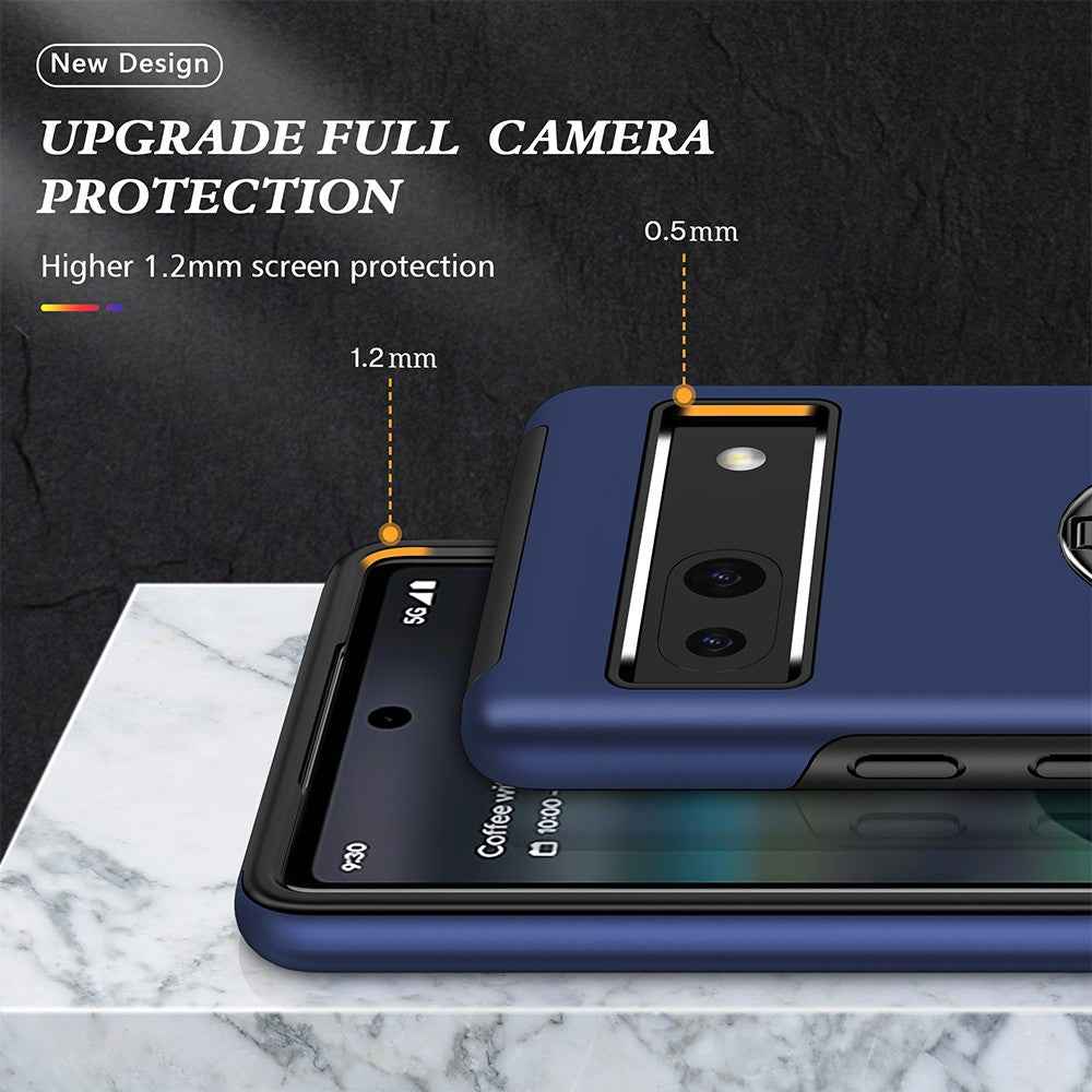 Magnetic Ring Holder Shockproof Case Cover for Google Pixel 8