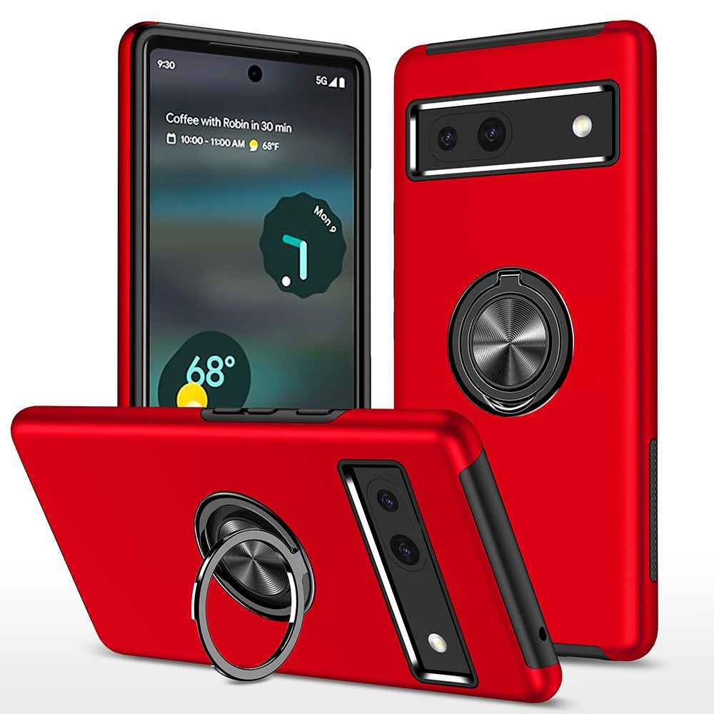 Magnetic Ring Holder Shockproof Case Cover for Google Pixel 8