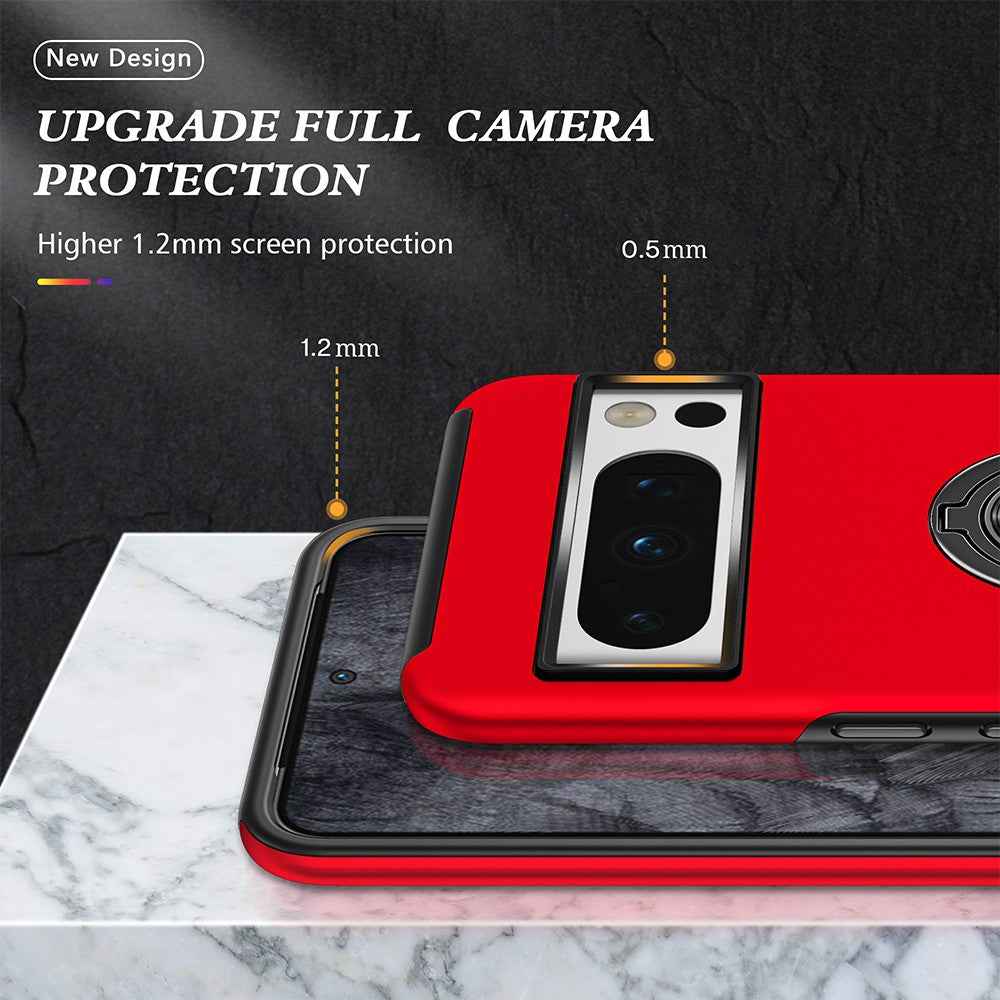 Magnetic Ring Holder Shockproof Case Cover for Google Pixel 8 Pro