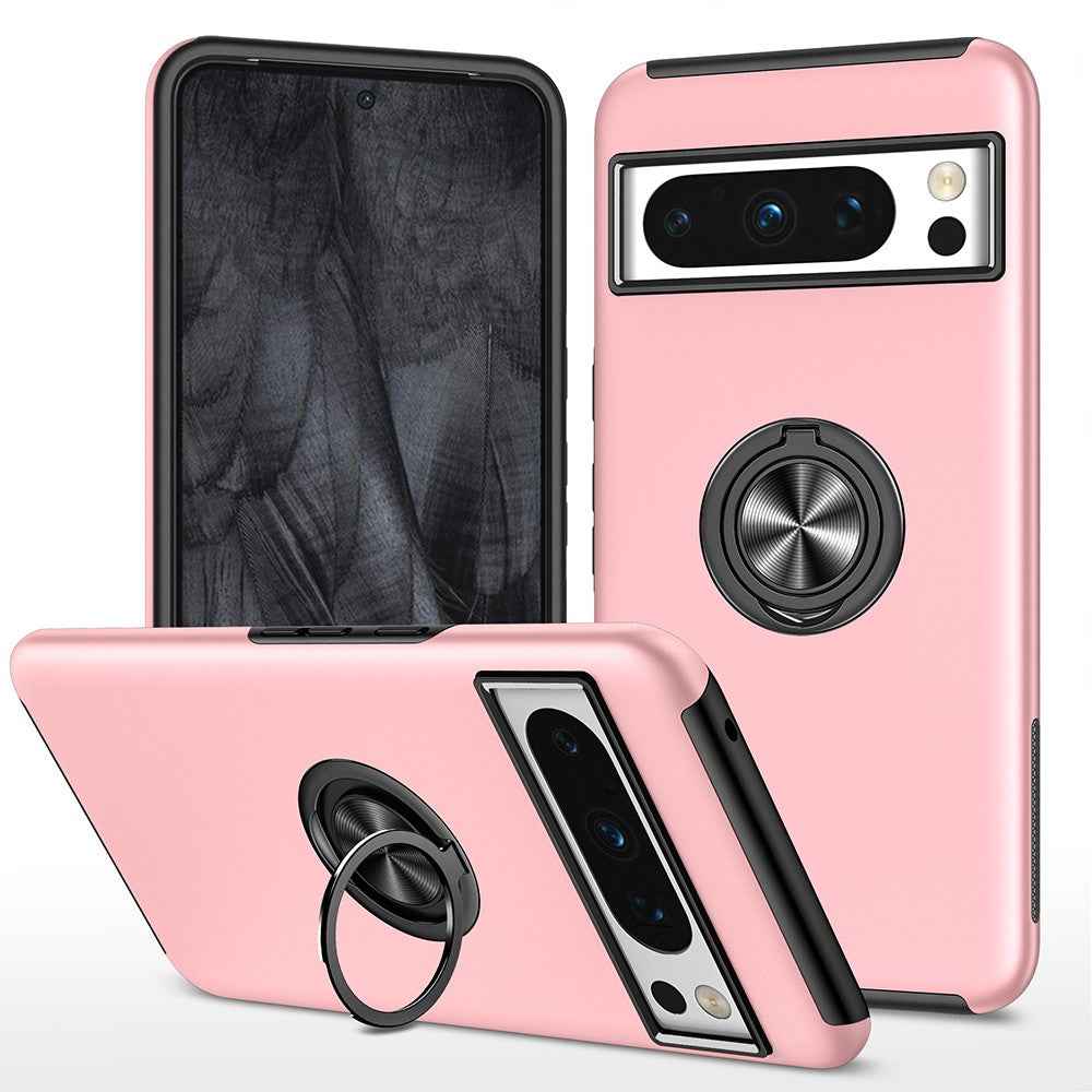 Magnetic Ring Holder Shockproof Case Cover for Google Pixel 8 Pro
