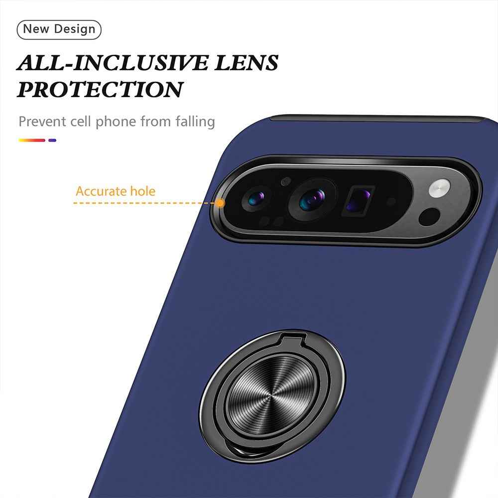 Magnetic Ring Holder Shockproof Case Cover for Google Pixel 9 / 9 Pro