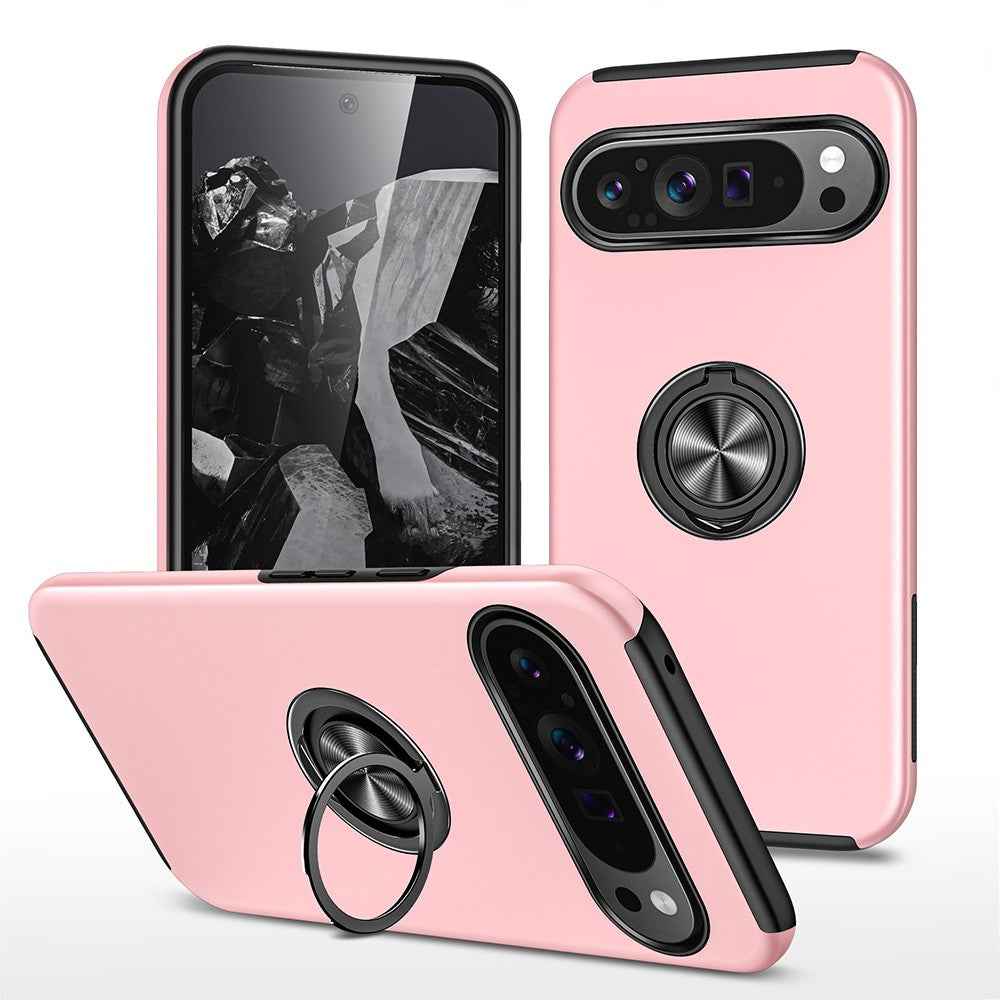 Magnetic Ring Holder Shockproof Case Cover for Google Pixel 9 Pro XL