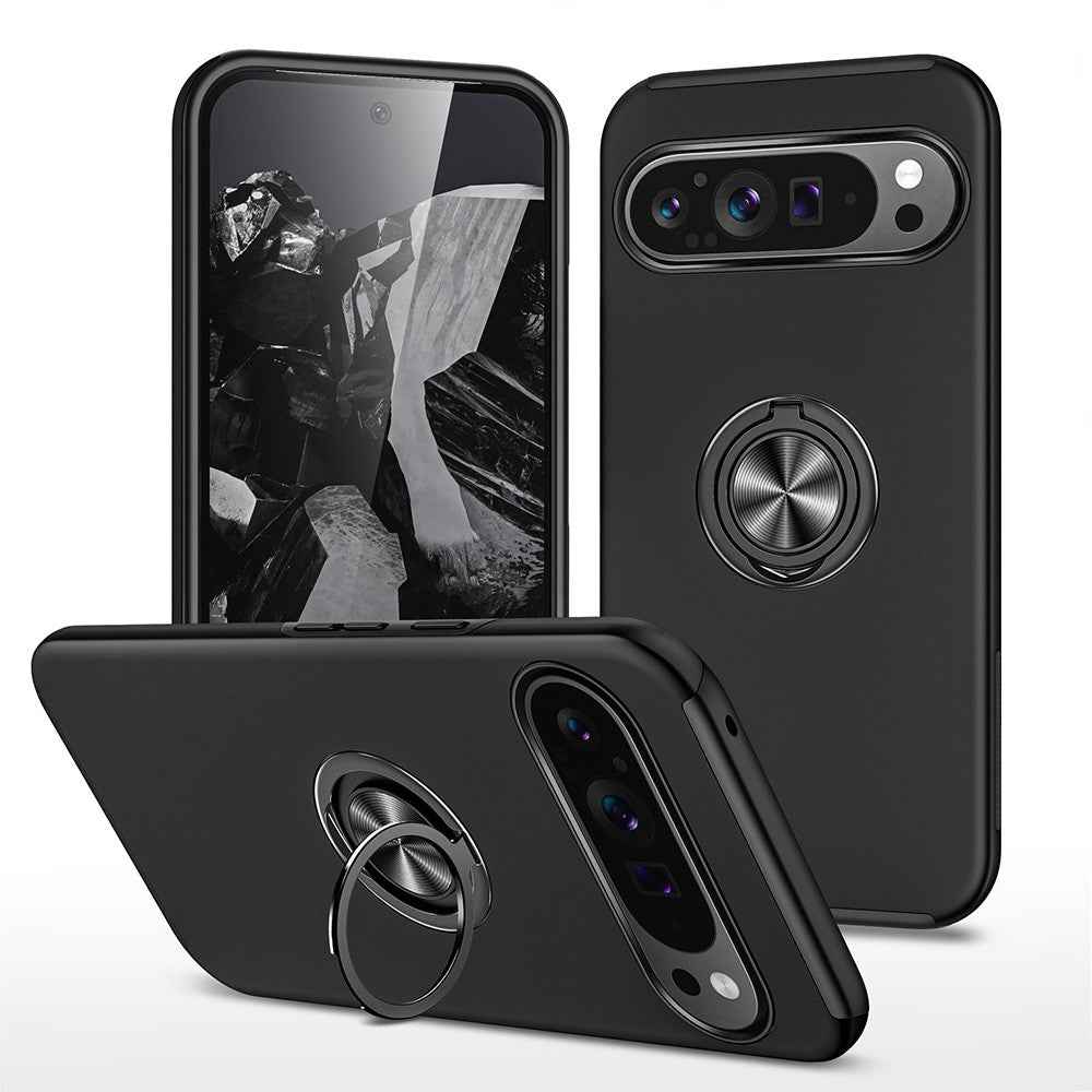 Magnetic Ring Holder Shockproof Case Cover for Google Pixel 9 / 9 Pro