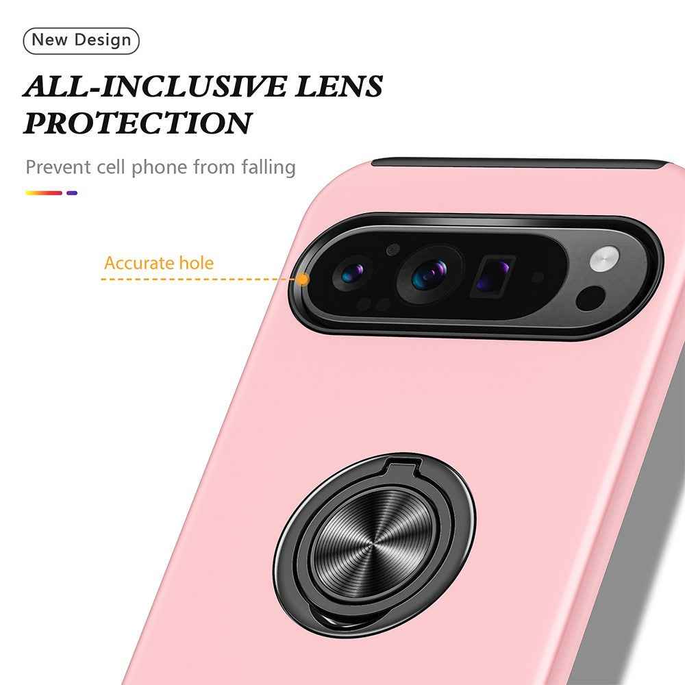 Magnetic Ring Holder Shockproof Case Cover for Google Pixel 9 Pro XL