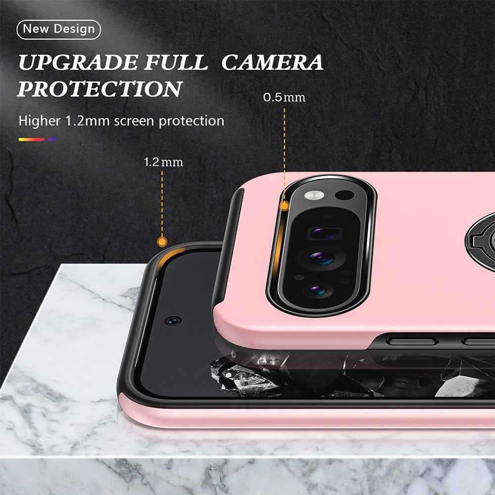 Magnetic Ring Holder Shockproof Case Cover for Google Pixel 9 Pro XL