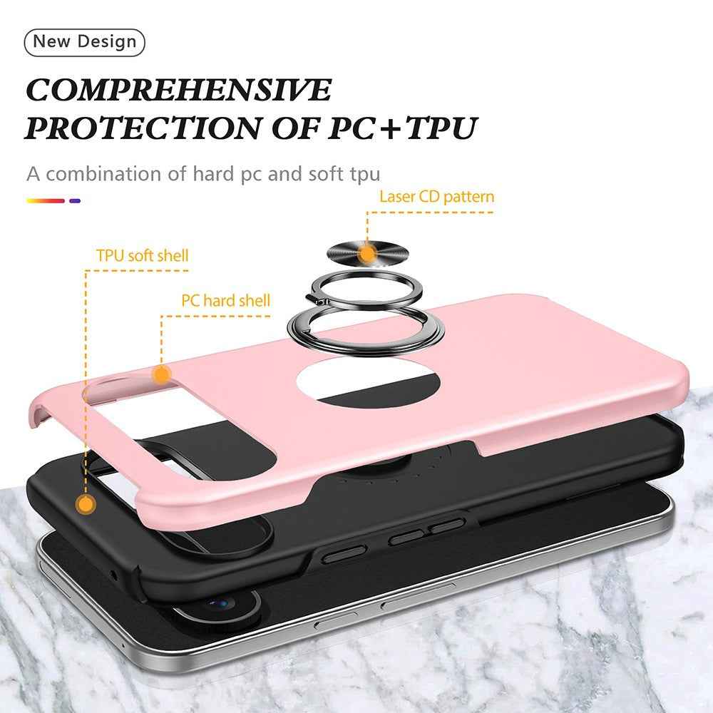 Magnetic Ring Holder Shockproof Case Cover for Google Pixel 9 Pro XL