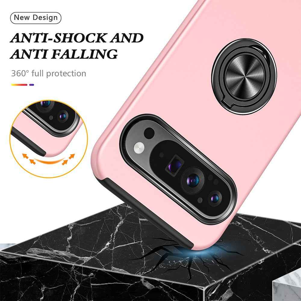 Magnetic Ring Holder Shockproof Case Cover for Google Pixel 9 Pro XL