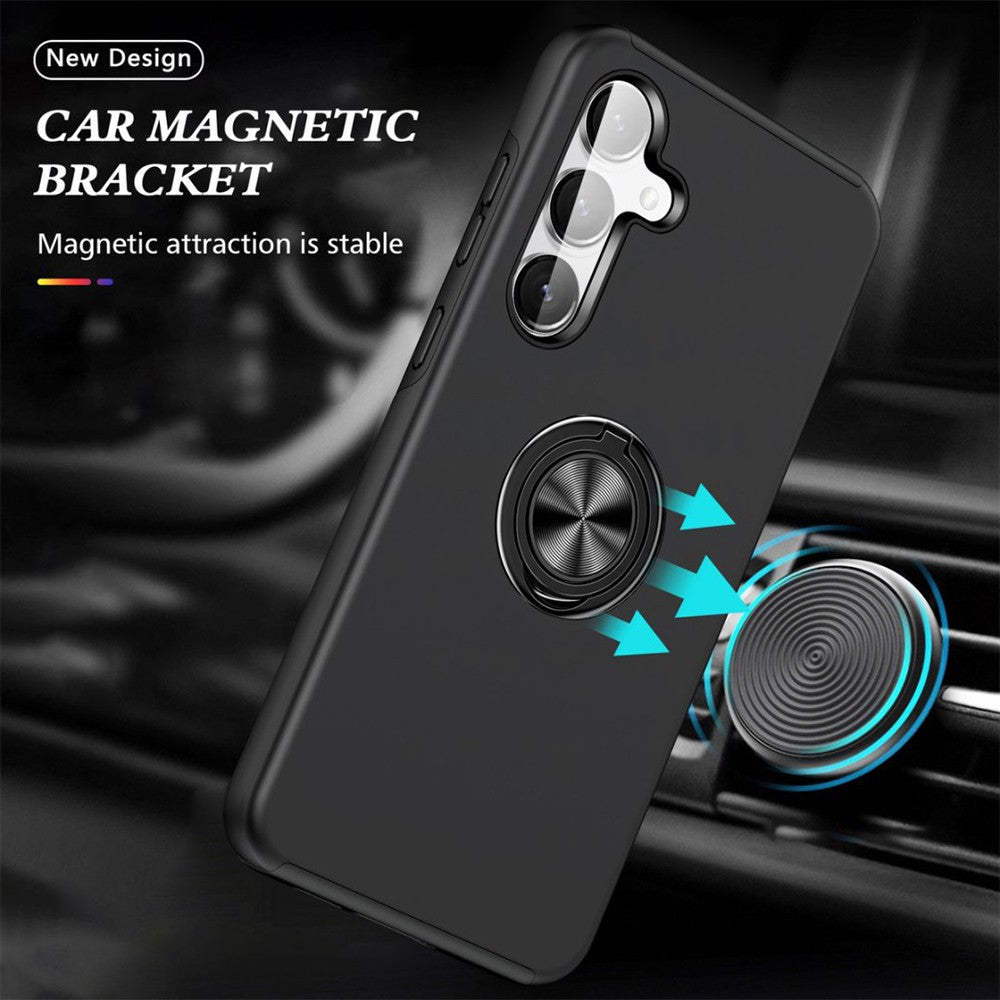 Magnetic Ring Holder Shockproof Case Cover for Samsung Galaxy S25 FE