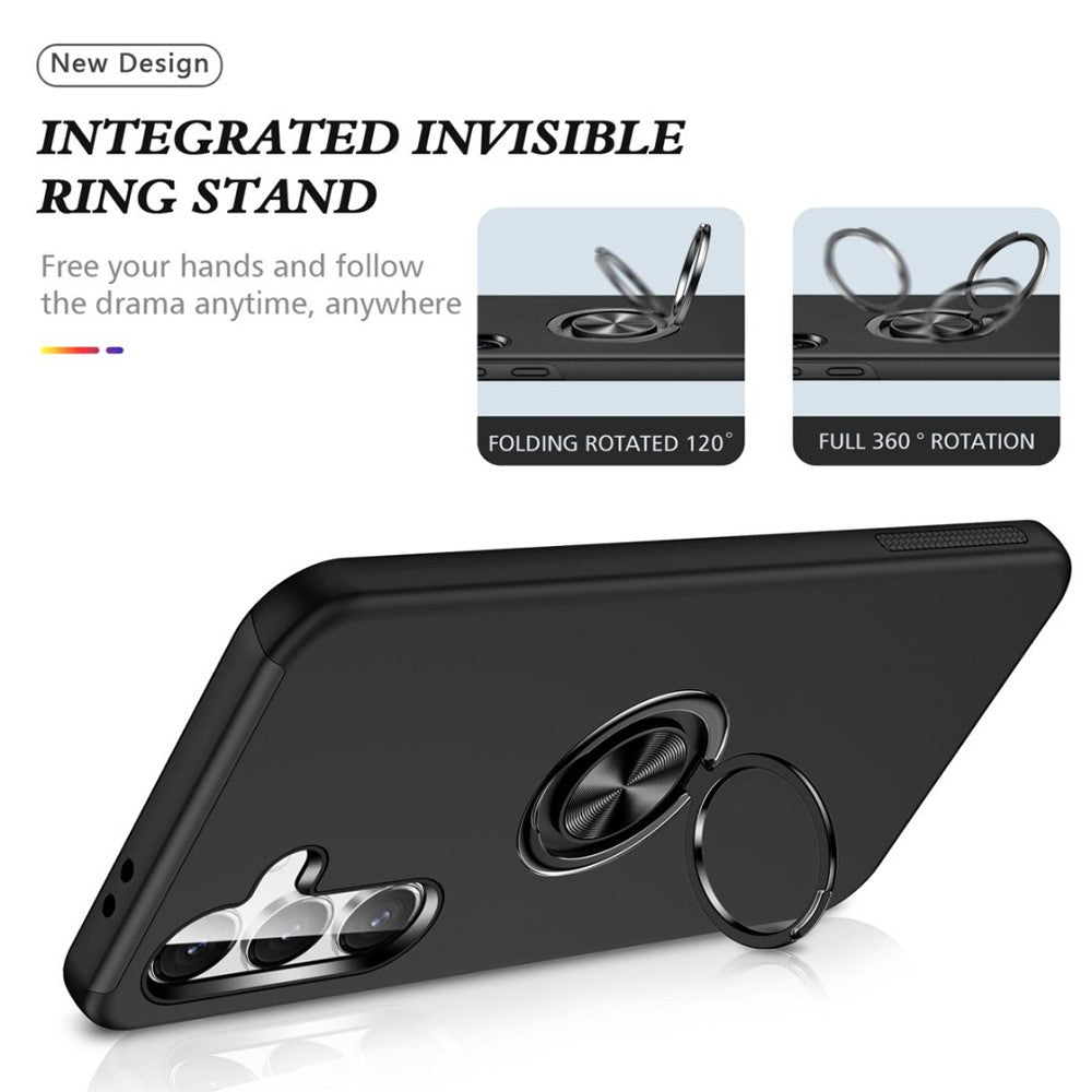 Magnetic Ring Holder Shockproof Case Cover for Samsung Galaxy S25 FE
