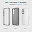 UTIA Ultimake Shockproof Case Cover for Samsung Galaxy S25 FE-Transparent