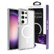 UTIA Shockproof Transparent Case Cover With Magnetic Ring for Samsung Galaxy S26-Transparent